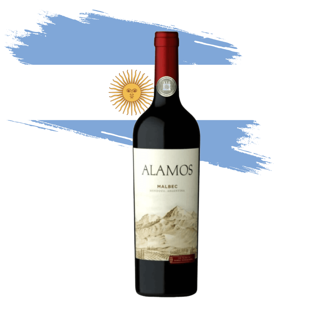 Alamos Malbec. 91 pontos de James Suckling para este Malbec elaborado pela Alamos Catena Zapata. Vinho tinto disponível em nossa loja e delivery para BH, Nova Lima e Pampulha.
