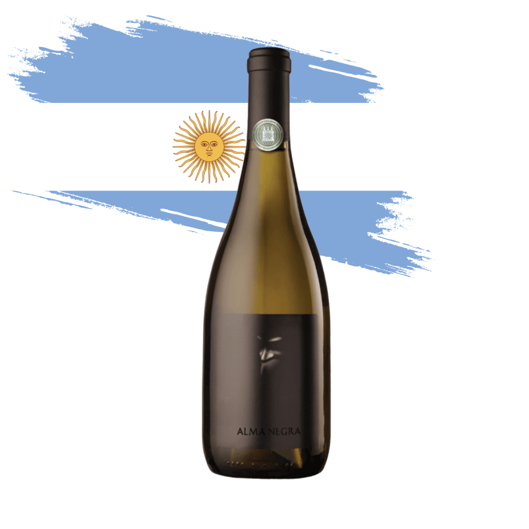 Alma Negra Bianco Magnífico corte secreto branco elaborado pela Tikal, no Valle del Uco, Mendoza - Argentina. Vinho branco argentino em nossa loja e delivery para Belo Horizonte BH e Nova Lima.