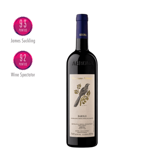 Barolo DOCG Magnífico Barolo elaborado por Marziano Abbona no Piemonte, Itália. Vinho tinto italiano em nossa loja e delivery para Belo Horizonte BH, Nova Lima e Pampulha.