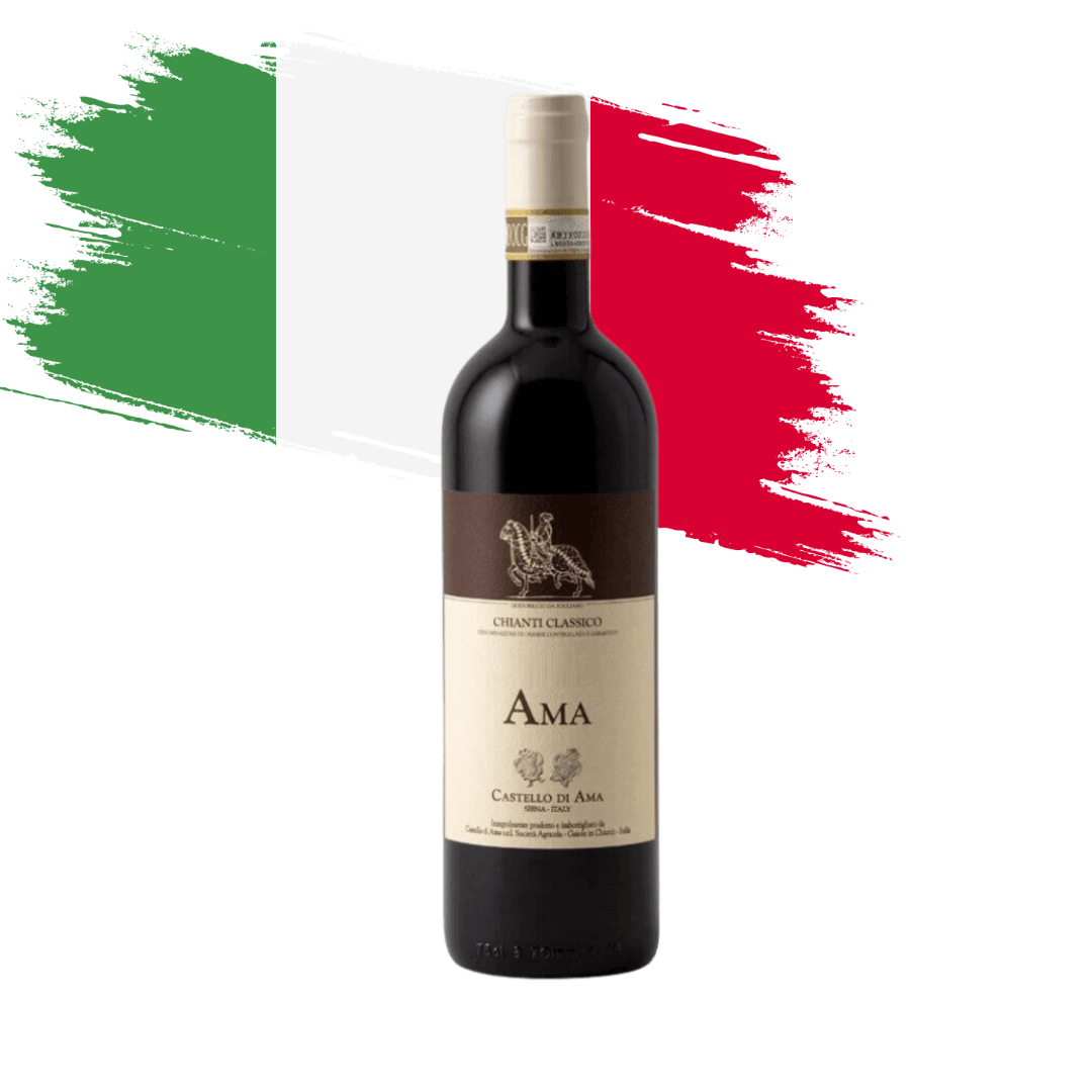 Chianti Classico Castello di Ama vinho tinto italia italiano toscanapontuado premiado james suckling antonio galloni wine spectator disponível em nossa loja e delivery para Belo Horizonte BH Nova Lima e Pampulha