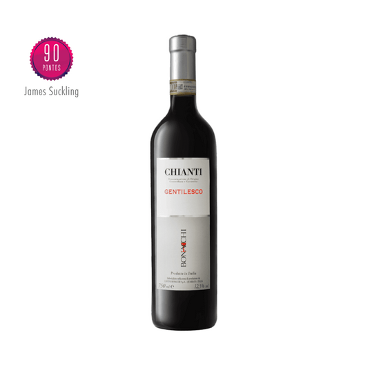 Chianti Gentilesco Bonacchi | Vinho pontuado 90 pontos james suckling tinto toscana italiano italia disponível em nossa loja e delivery para Belo Horizonte BH, Nova Lima e Pampulha