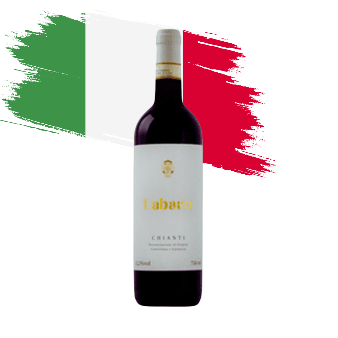 Lábaro Chianti Um clássico Chianti elaborado pela Cantine Sorelli na Toscana - Itália. Vinho tinto italiano disponível em nossa loja e delivery para Belo Horizonte BH, Nova Lima e Pampulha.