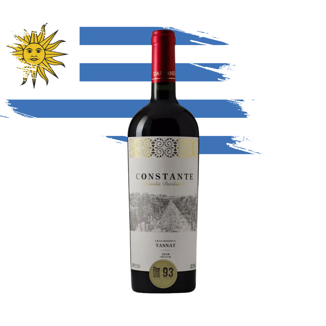 Constante Gran Reserva Tannat Grande reserva tannat elaborado pela Familia Dardanelli em Canelones, Uruguai. Vinho tinto uruguaio em nossa loja e delivery para Belo Horizonte BH, Nova Lima e Pampulha.