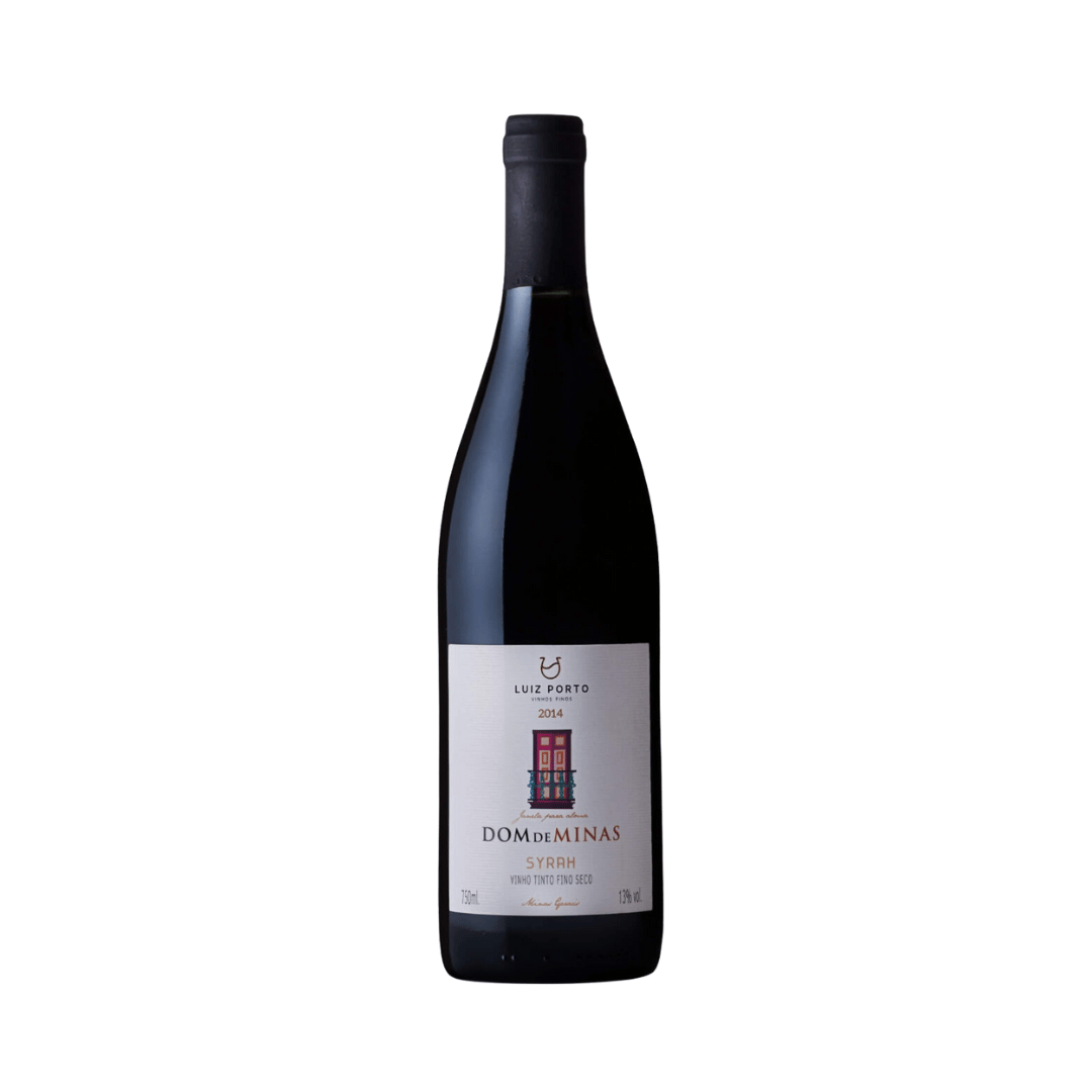 Dom de Minas Syrah Magnífico Syrah (Shiraz) elaborado pela Luiz Porto em Cordislândia, Minas Gerais (MG). Vinho tinto mineiro em nossa loja e delivery para Belo Horizonte BH e Nova Lima.