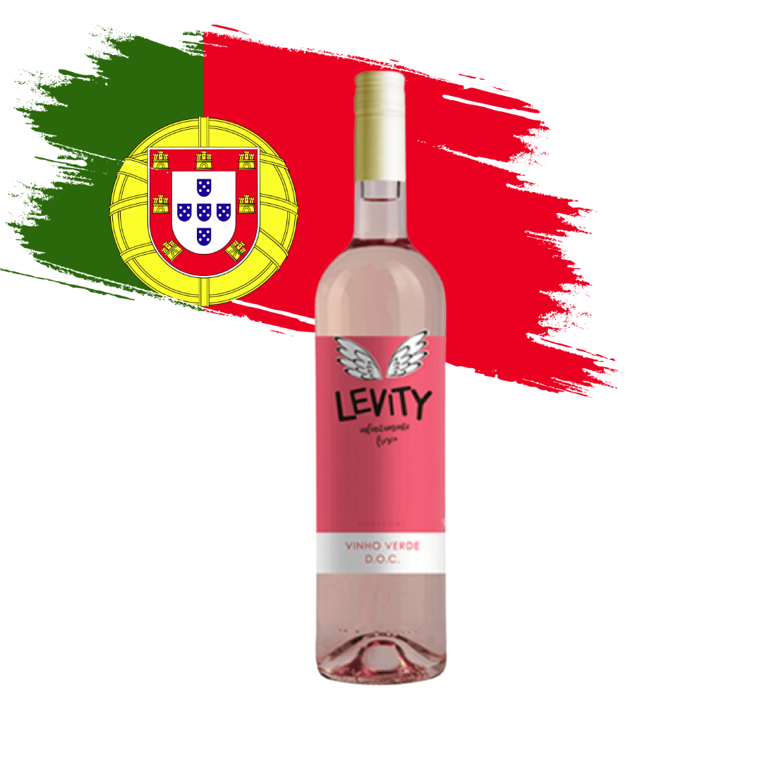 Levity DOC Rosé Verde. Vinho verde disponível em nossa loja e delivery para Belo Horizonte BH, Nova Lima e Pampulha. Vinteria Adega