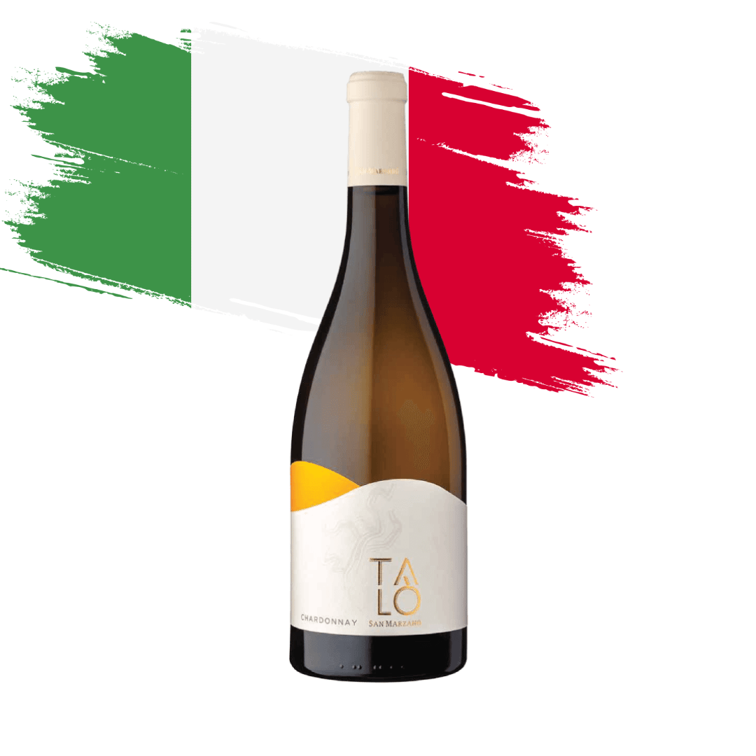Talo Chardonnay Elegante e complexo Chardonnay elaborado pela San Marzano, na Puglia - Itália. Vinho branco italiano em nossa loja e delivery para Belo Horizonte BH, Nova Lima e Pampulha