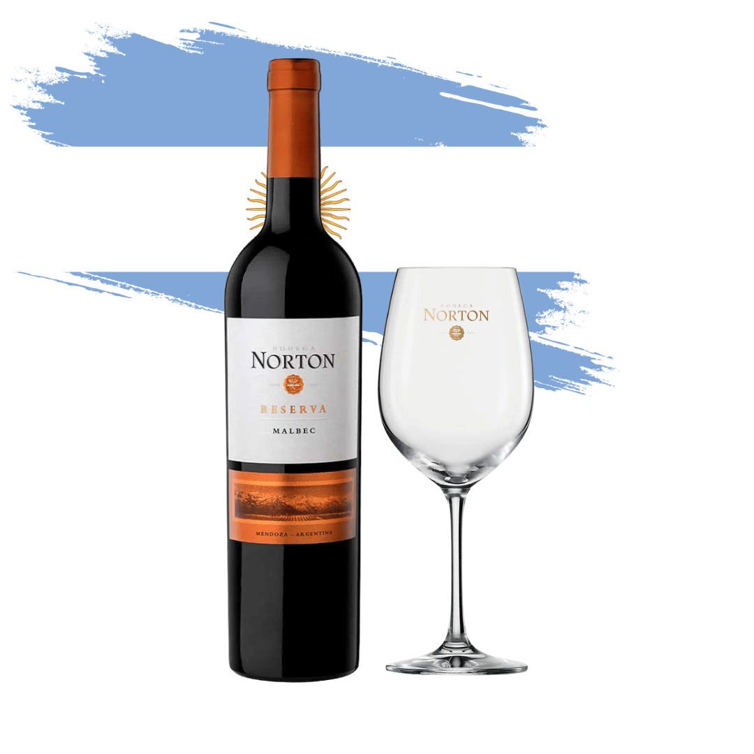 Kit Norton Reserva Malbec + Taça Cristal
