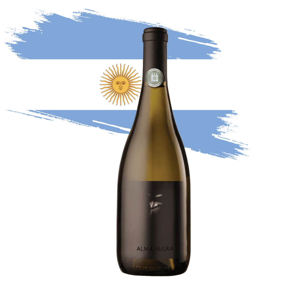 Alma Negra Bianco Magnífico corte secreto branco elaborado pela Tikal, no Valle del Uco, Mendoza - Argentina. Vinho branco argentino em nossa loja e delivery para Belo Horizonte BH e Nova Lima.