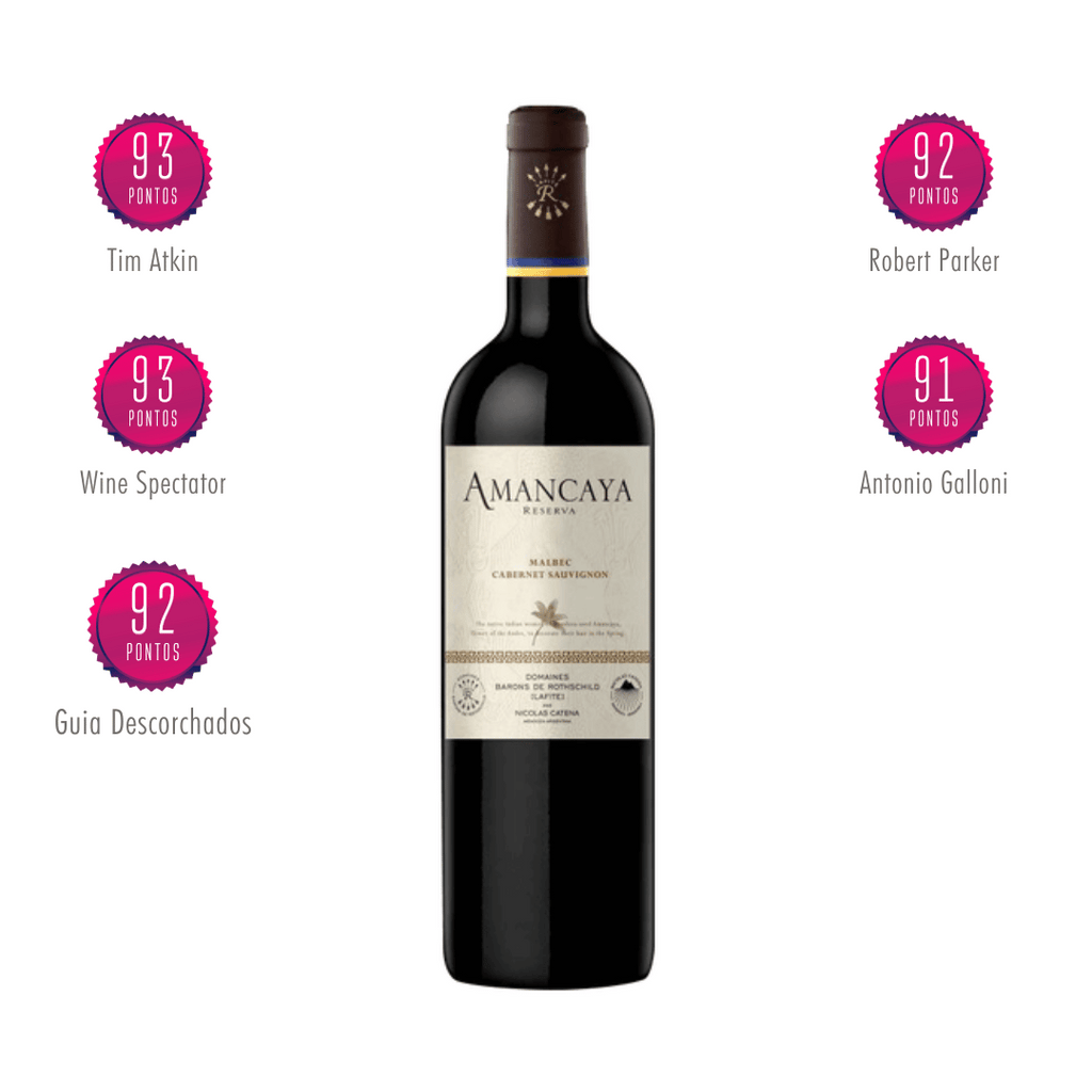 Amancaya | Malbec e Cabernet Sauvignon Magnífico vinho elaborado pela Caro - Catena Zapata e Rothschild em Mendoza, Argentina. Vinho argentino em nossa loja e delivery para Belo Horizonte BH, Nova Lima e Pampulha.