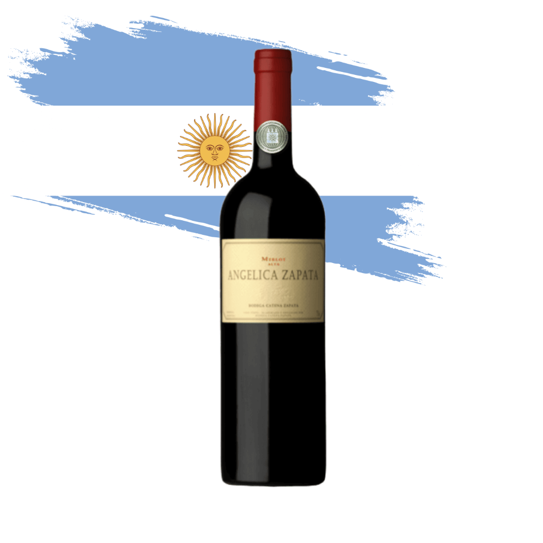 Angelica Zapata Merlot | Vinho tinto elaborado pela Catena Zapata em Mendoza, Argentina. Disponível em nossa loja e delivery para BH, Nova Lima e Pampulha