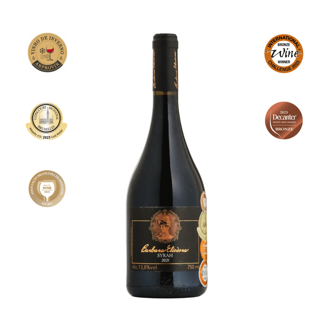 Bárbara Eliodora Syrah Classico Shiraz Vinho tinto mineiro mineiros Vinteria Adega Loja Delivery Belo Horizonte BH Nova Lima