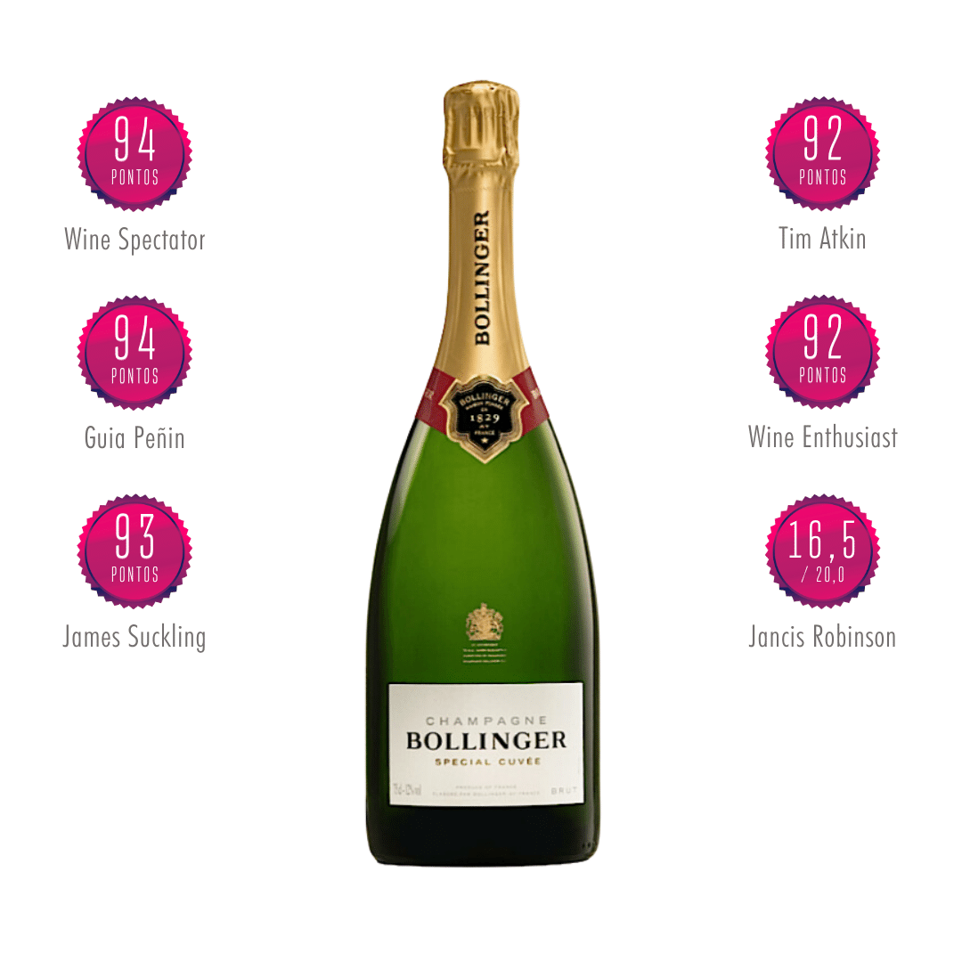 Bollinger Special Cuvee Magnífico e extraordinário Champagne elaborado pela Bollinger, em Champagne - França. Espumante champagne em nossa loja e delivery para Belo Horizonte BH, Nova Lima e Pampulha