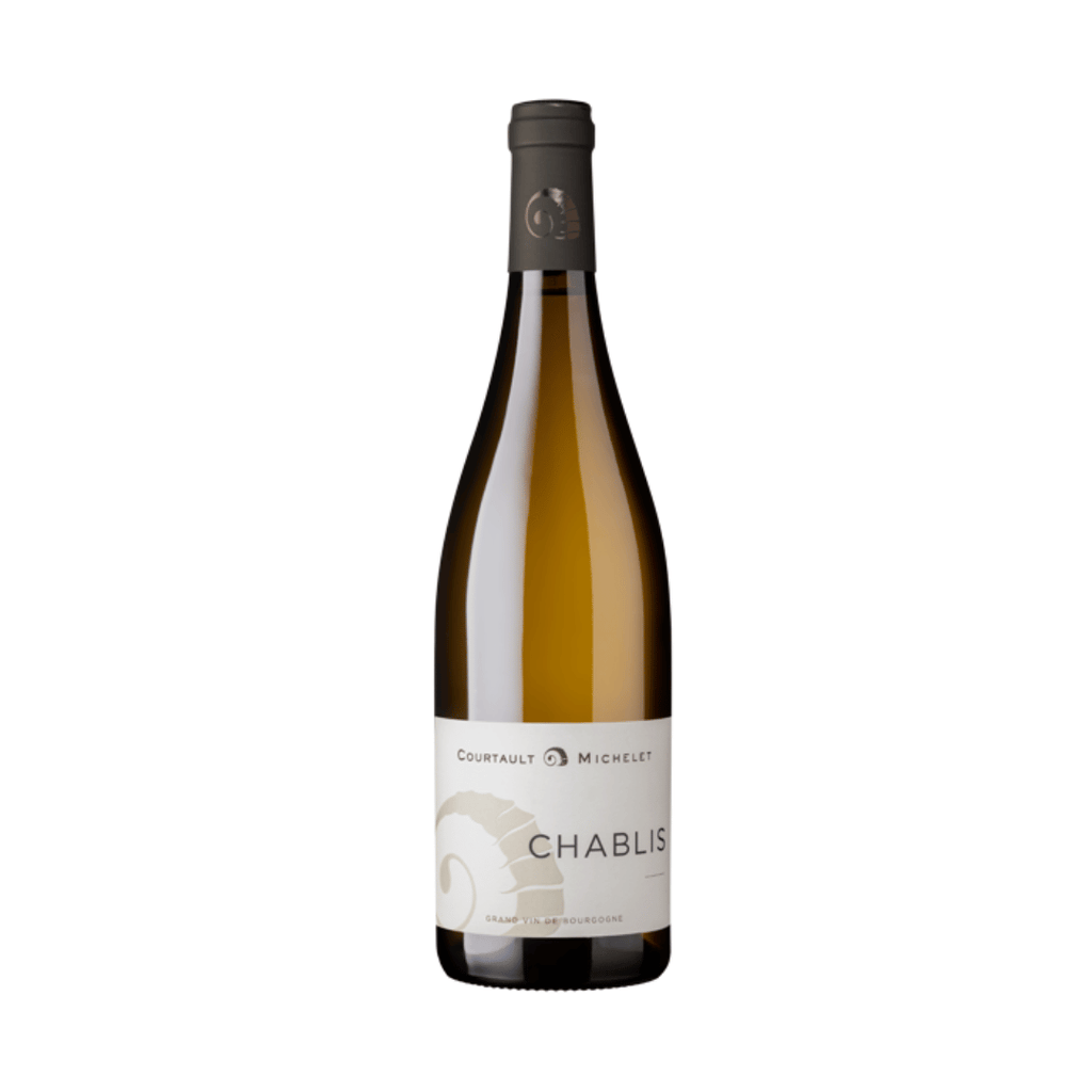 Courtault-Michelet Chablis 2023. Vinho branco da Borgonha, elaborado com Chardonnay em Chablis. Compra online, entrega em BH, Nova Lima e envio nacional.