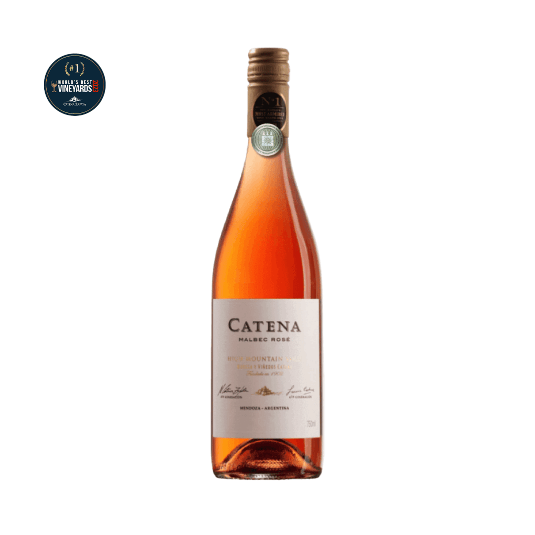 Catena Malbec Rosé | Argentina Belo Rosé de Malbec, Syrah e Grenache elaborado pela Catena Zapata. Vinho rosé argentino disponível em nossa loja e delivery para BH, Nova Lima e Pampulha.