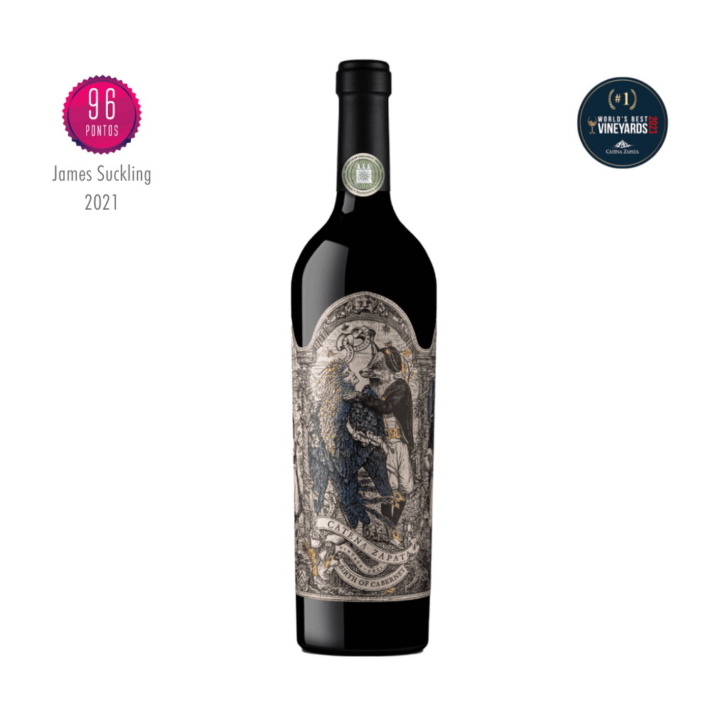 Catena Zapata Birth of Cabernet - Cabernet Sauvignon Cabernet Franc Novo ícone da Catena Zapata, elaborado em Mendoza, Argentina. Vinho tinto argentino em nossa loja e delivery para Belo Horizonte BH, Nova Lima e Pampulha.