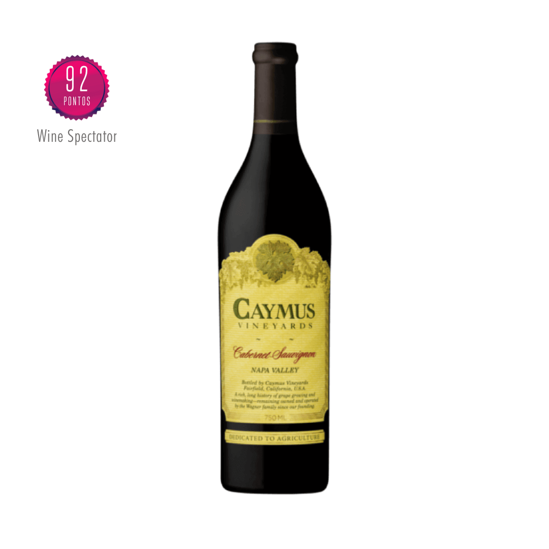 Caymus Cabernet Sauvignon Magnífico Cabernet Sauvignon feito pela Caymus, Napa Valley, California, Estados Unidos. Vinho tinto americano em nossa loja e delivery para Belo Horizonte BH e Nova Lima.
