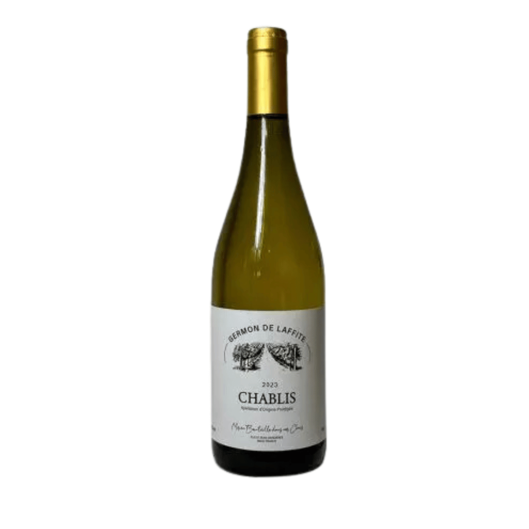 Chablis Germon de Laffite | Excepcional Chablis elaborado pelo Chateau Grand Burry - França. Vinho branco disponível em nossa loja e delivery para BH, Nova Lima e Pampulha