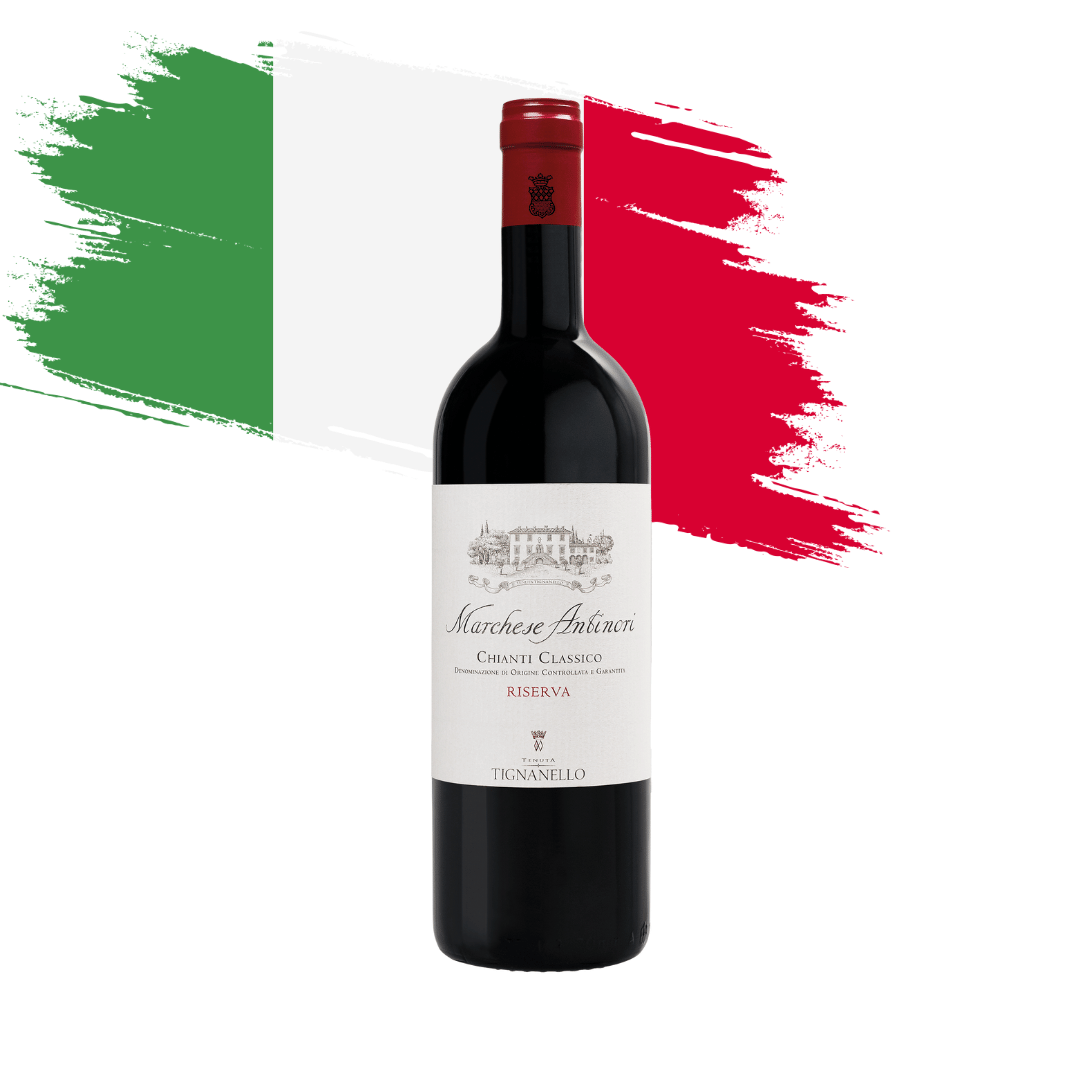 Chianti Classico Riserva Marchesi Antinori Ícone dos Chianti Classicos elaborado pela Antinori na Toscana, Itália. Vinho tinto italiano em nossa loja e delivery para Belo Horizonte BH e Nova Lima.
