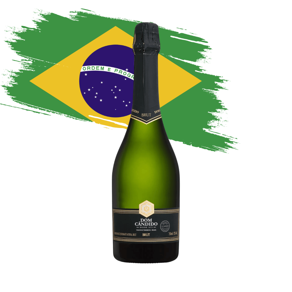 Espumante Dom Cândido Brut DC. Chardonnay do Vale dos Vinhedos, elaborado pelo método tradicional. Compra online, entrega em BH, Nova Lima e envio nacional.