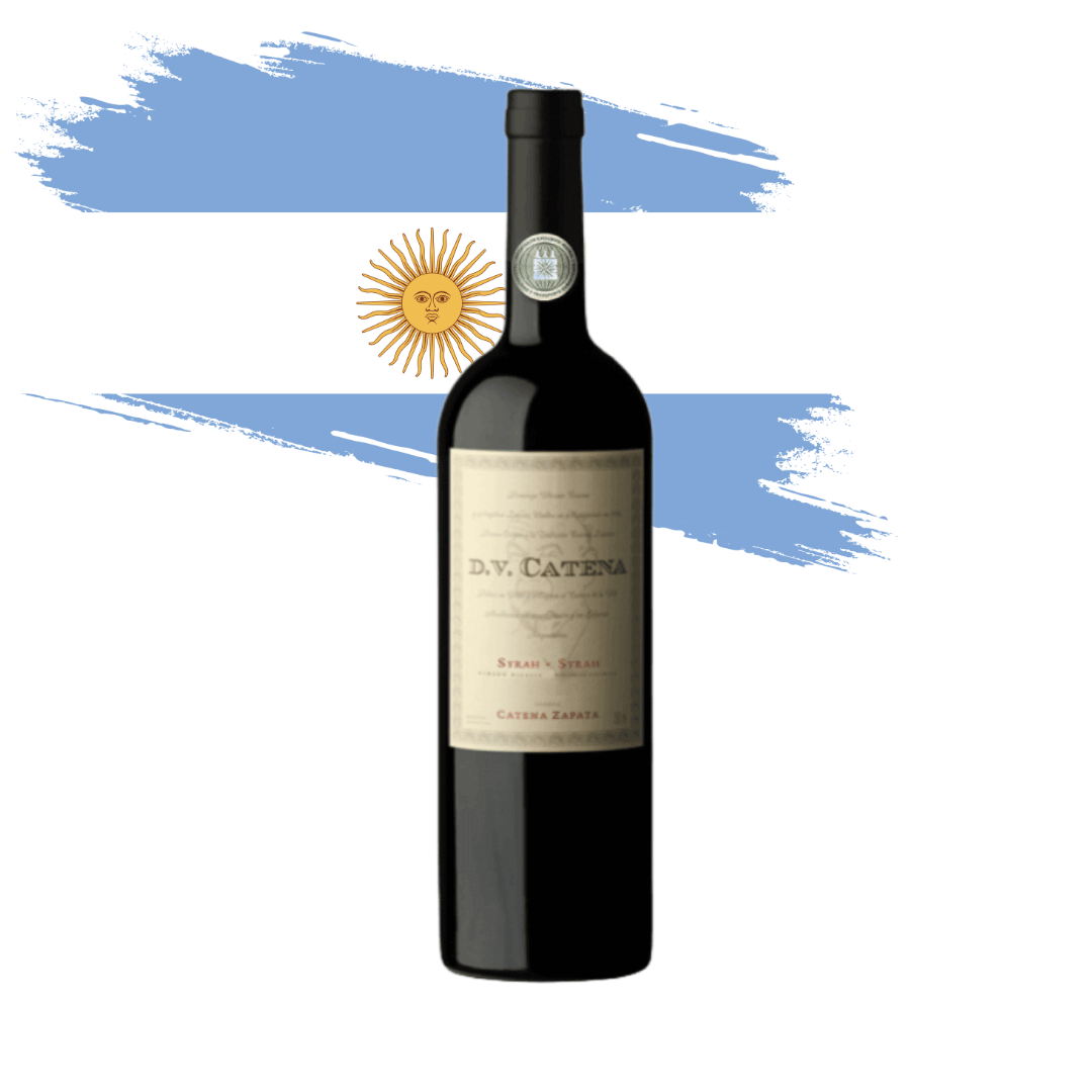 DV Catena Syrah Syrah. Clássico argentino elaborado pela Catena Zapata com as uvas Syrah (Shiraz). Vinho tinto disponível em nossa loja e delivery para BH, Nova Lima e Pampulha