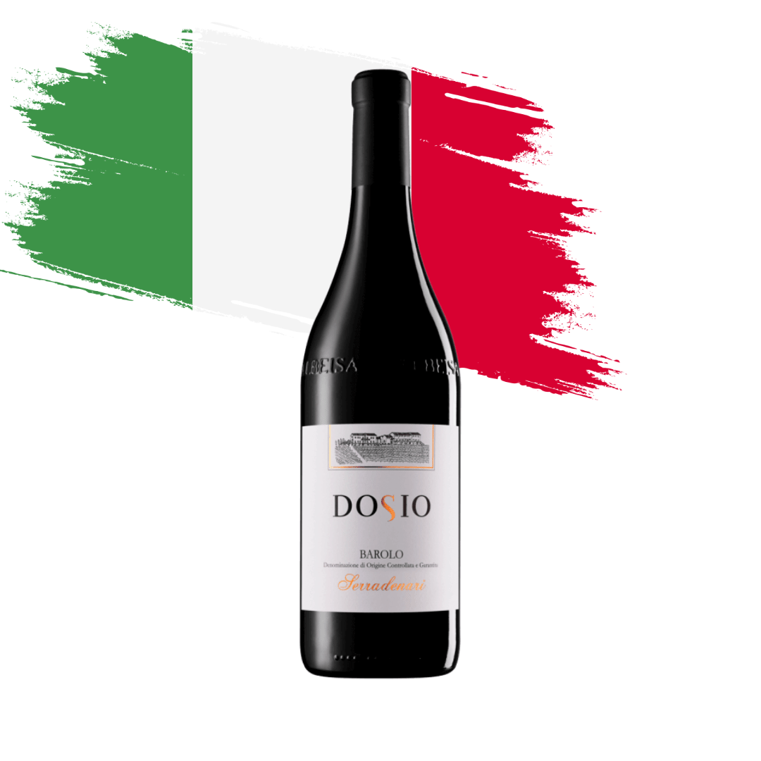 Dosio Serradenari Barolo Elegante e magnífico Barolo elaborado pelo Dosio no Piemonte, Itália. Vinho tinto italiano em nossa loja e delivery para Belo Horizonte BH, Nova Lima e Pampulha.