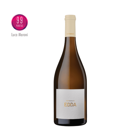 Edda Chardonnay - Puglia Complexo Chardonnay elaborado por San Marzano na Puglia, Itália, Vinho branco italiano em nossa loja e delivery para Belo Horizonte BH, Nova Lima e Pampulha.