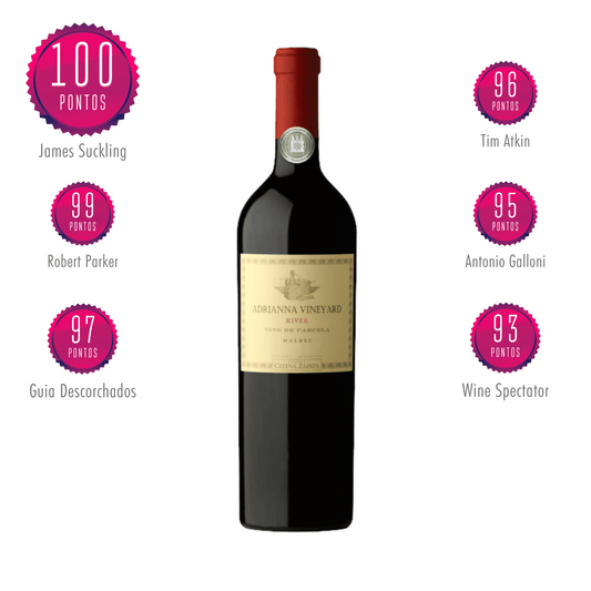 Magnífico Malbec elaborado em parcela especial 2018 pela Catena Zapata em Mendoza, Argentina. Vinho tinto argentino em nossa loja e delivery para BH e Nova Lima