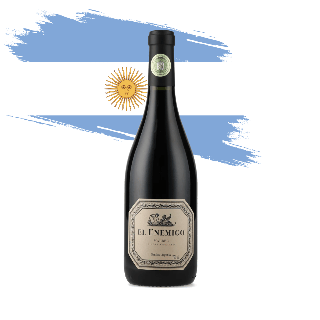 El Enemigo Malbec da Casa Vigil. Vinho tinto argentino de Mendoza, Malbec de estrutura. Compra online, entrega em BH, Nova Lima e envio nacional pela Vinteria.
