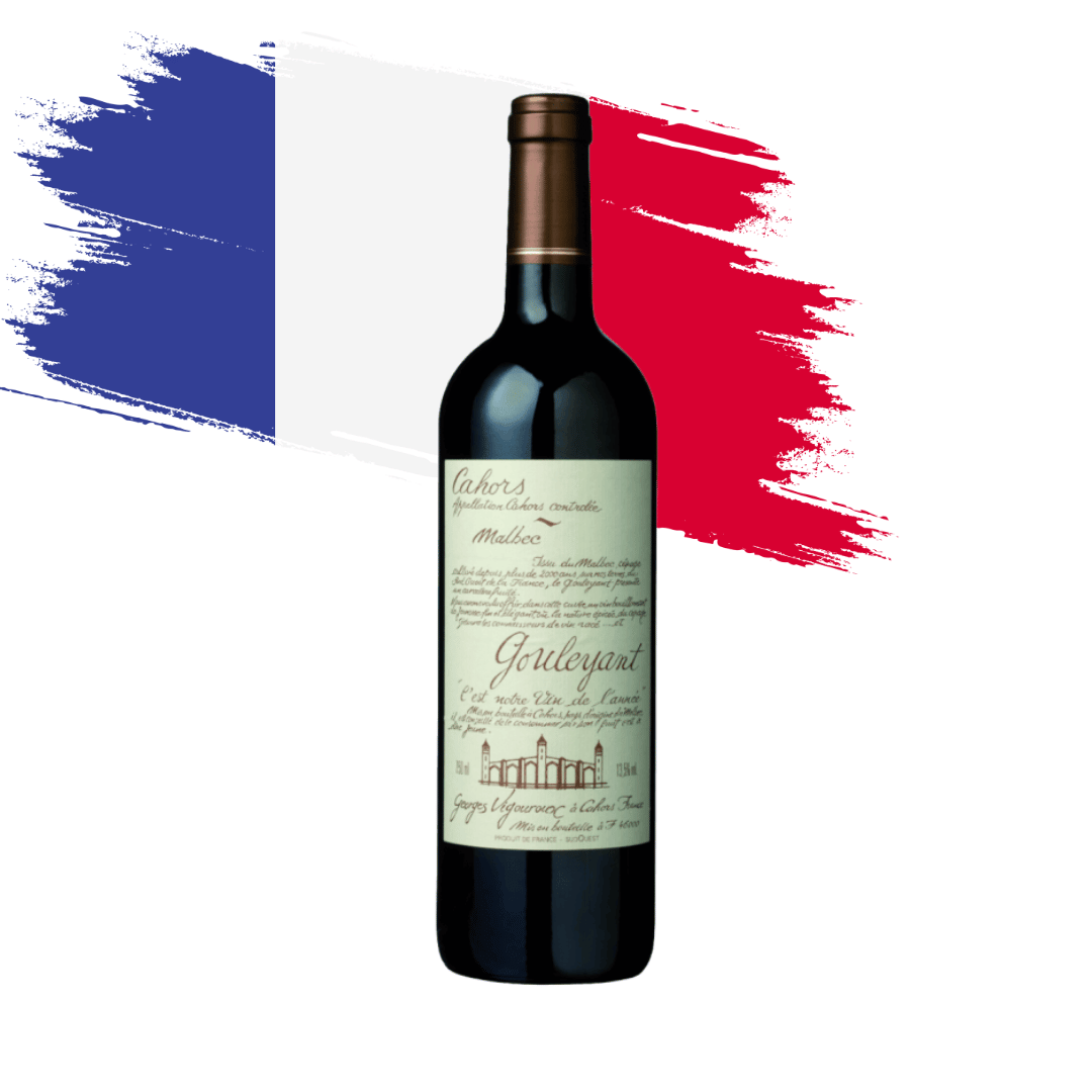 Gouleyant Malbec Cahors da Geoges Vigouroux. Vinho tinto francês de Cahors, Malbec de grande caráter. Compra online, entrega em BH, Nova Lima e envio nacional.