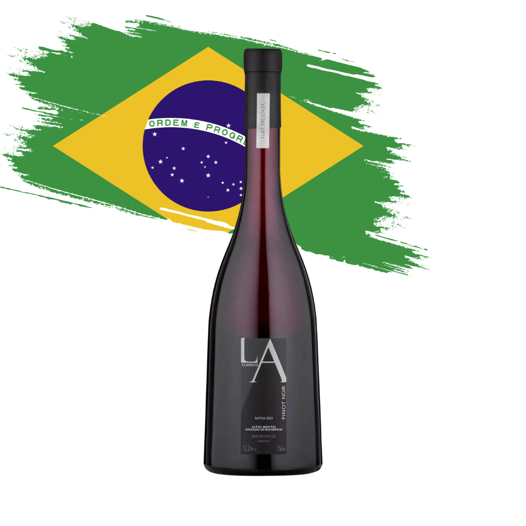 LA Classico Pinot Noir Belo Pinot Noir elaborado pela Luiz Argenta em Flores da Cunha, Rio Grande do Sul RS. Vinho tinto gaúcho em nossa loja e delivery para Belo Horizonte BH, Nova Lima e Pampulha