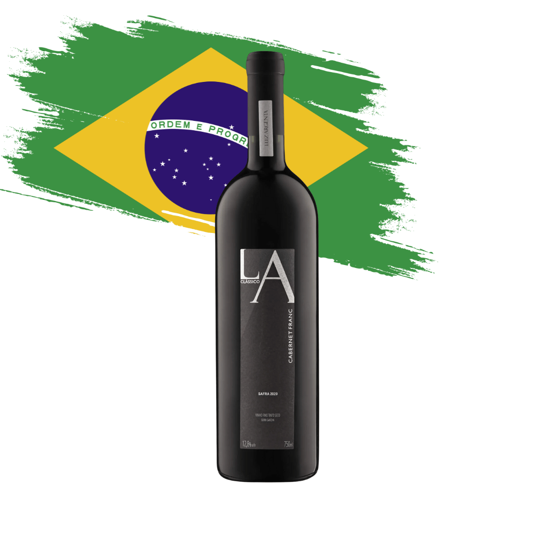 LA Classico Cabernet Franc Elegante Cabernet Franc elaborado pela Luiz Argenta em Flores da Cunha Rio Grande do Sul RS. Vinho tinto gaúcho em nossa loja e delivery para Belo Horizonte BH, Nova Lima e Pampulha