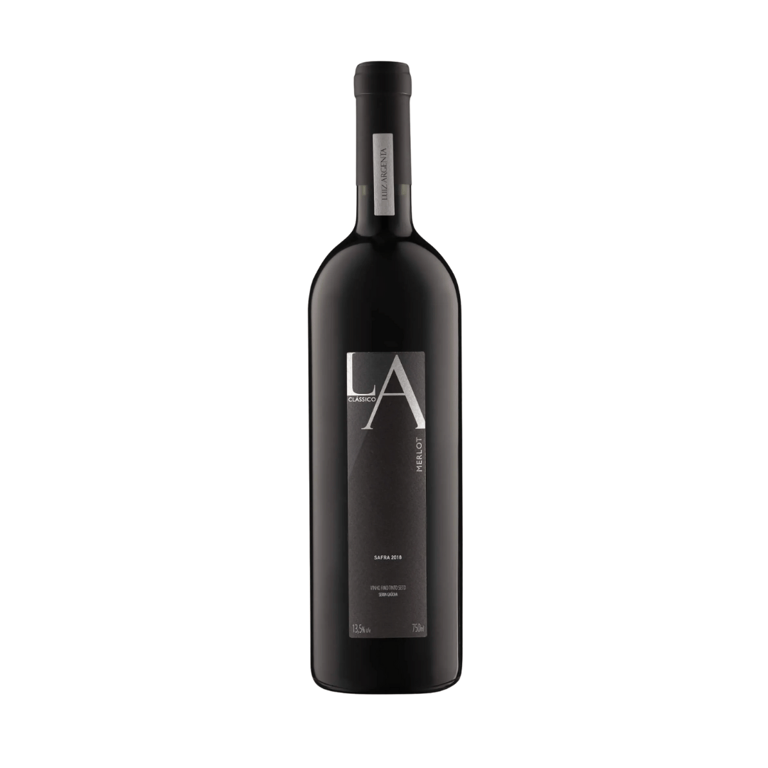 LA Classico Merlot Magnífico Merlot elaborado pela Luiz Argenta no Rio Grande do Sul, Brasil. Vinho tinto gaúcho brasileiro em nossa loja e delivery para Belo Horizonte BH e Nova Lima.