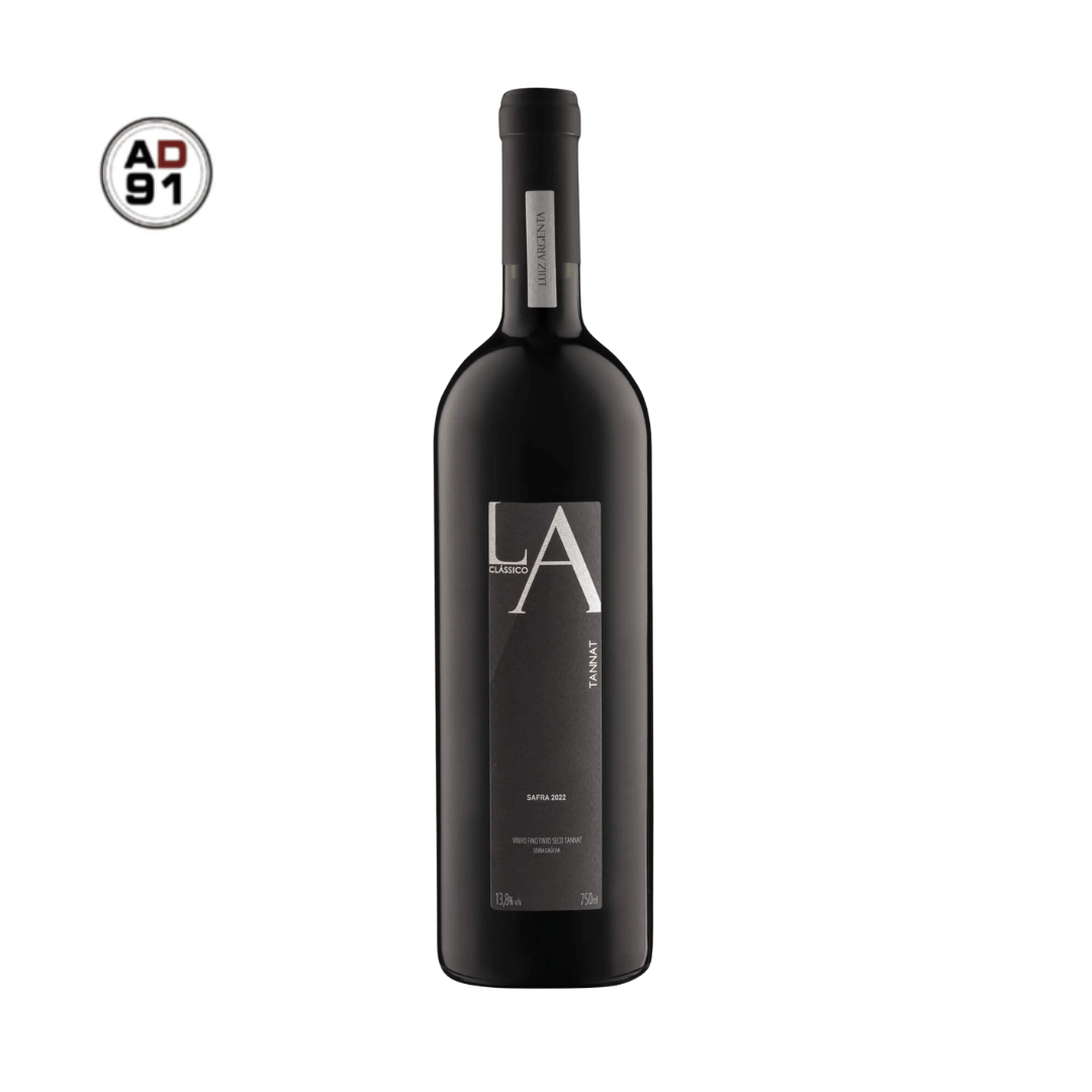 LA Clássico Tannat Elegante Tannat brasileiro elaborado pela Luiz Argenta em Flores da Cunha Rio Grande do Sul RS. Vinho tinto gaúcho em nossa loja e delivery para Belo Horizonte BH, Nova Lima e Pampulha.