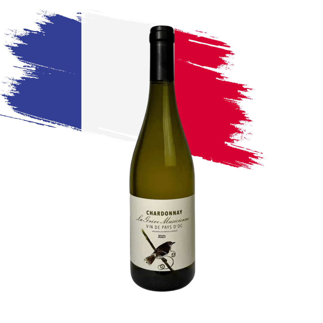 LA Grive Magnífico e elegante Chardonnay elaborado no Languedoc, França. Vinho branco francês em nossa loja e delivery para Belo Horizonte BH, Nova Lima e Pampulha.