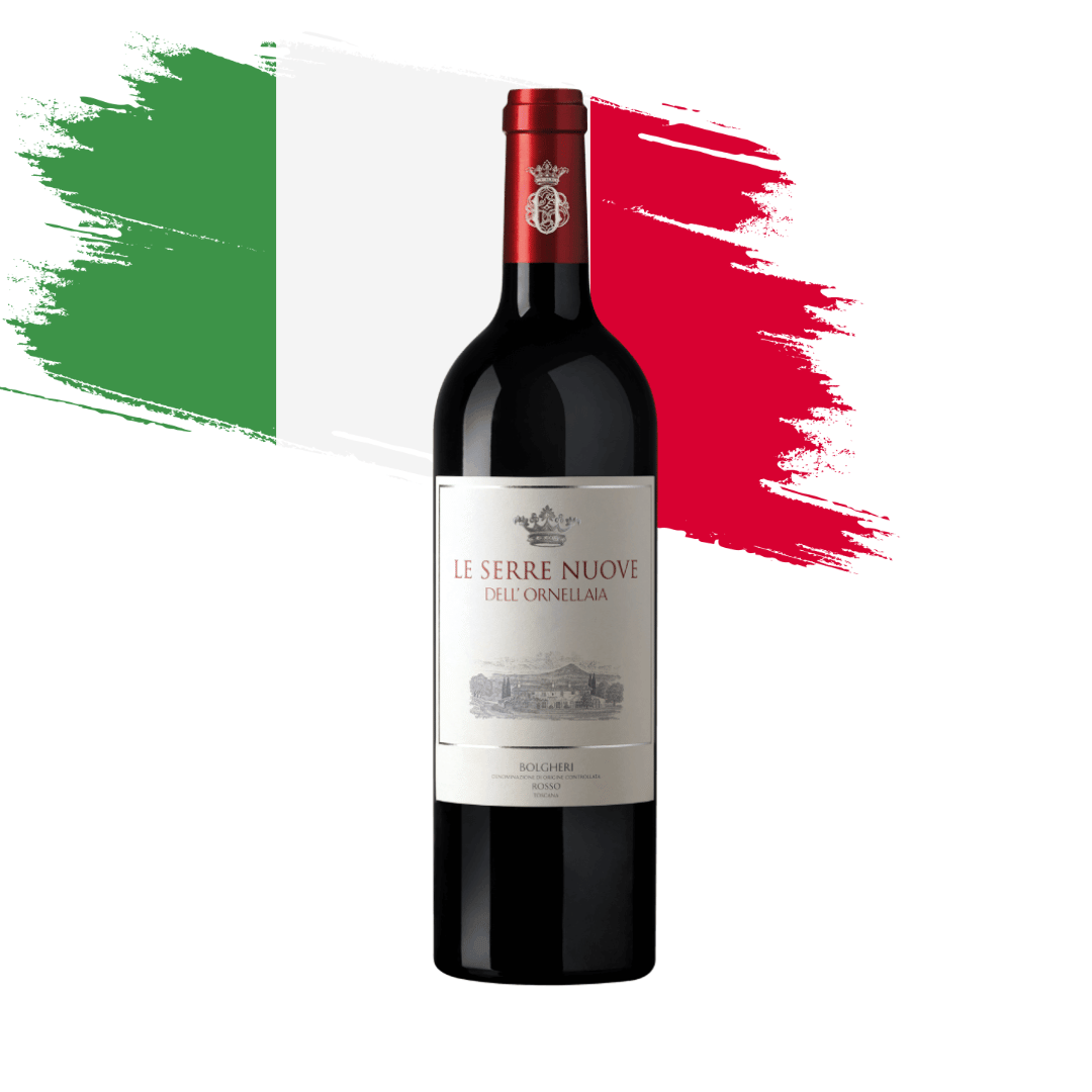 Le Serre Nuove Dell' Ornellaia. Excepcional vinho elaborado pela Tenuta Ornellaia, Bolgheri - Toscana, Itália. Vinho tinto italiano em nossa loja e delivery para Belo Horizonte BH, Nova Lima e Pampulha.