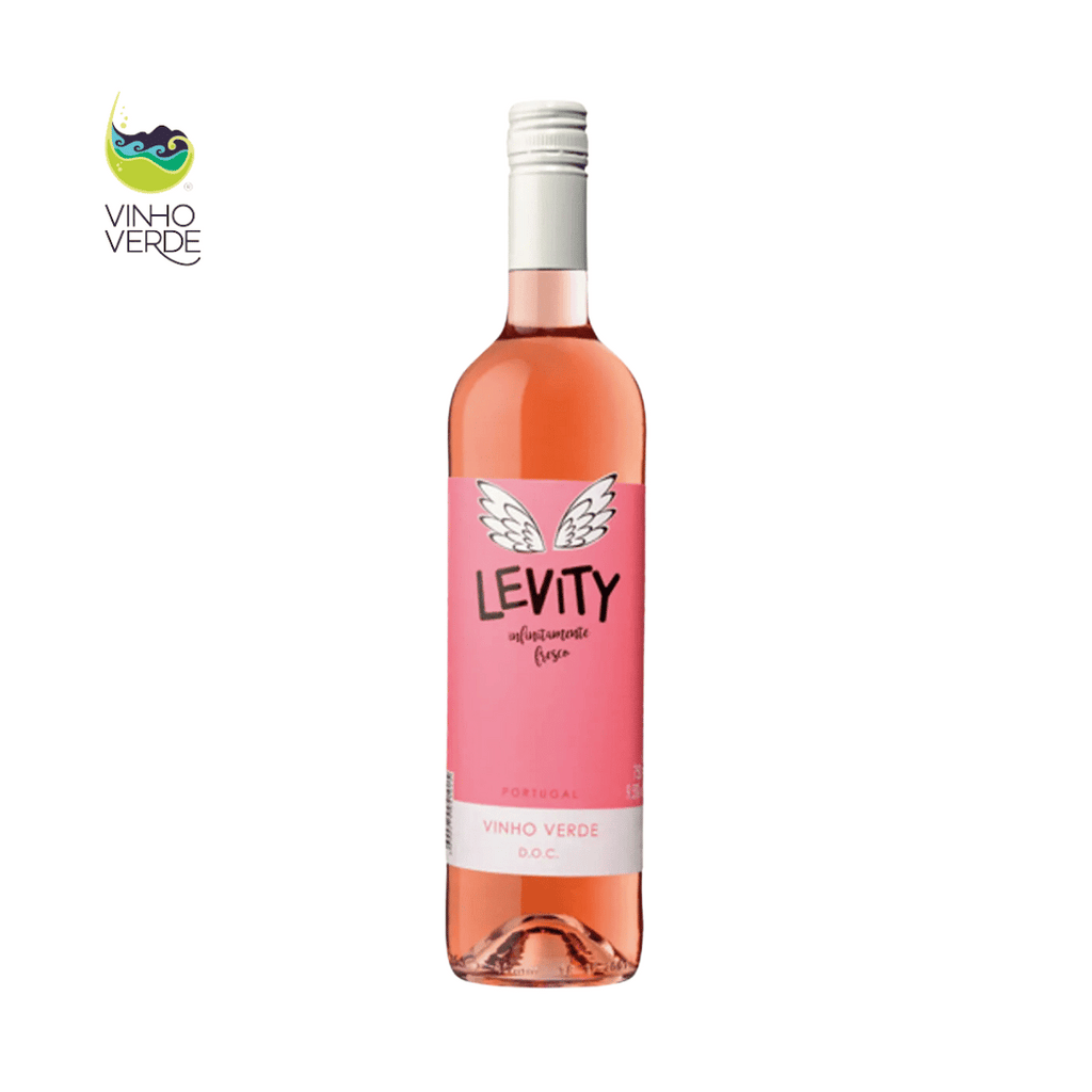 Levity DOC Rosé Verde. Vinho verde disponível em nossa loja e delivery para Belo Horizonte BH, Nova Lima e Pampulha. Vinteria Adega