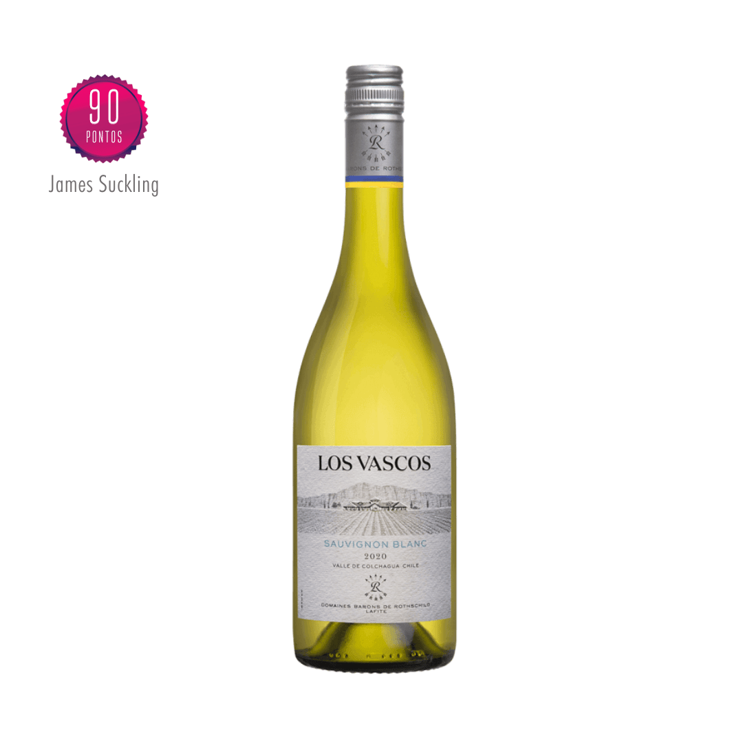 Los Vascos Sauvignon Blanc Elegante Sauvignon Blanc elaborado pela Los Vascos no Aconcágua - Chile. Vinho branco chileno em nossa loja e delivery para Belo Horizonte BH, Nova Lima e Pampulha