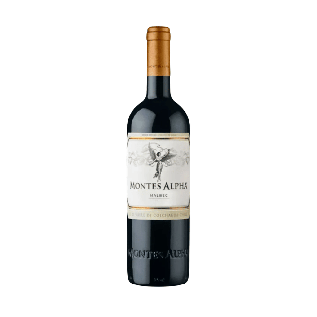 Montes Alpha Malbec da Viña Montes. Malbec chileno de Colchagua, intenso e frutado. Compra online, entrega em BH, Nova Lima e envio nacional.