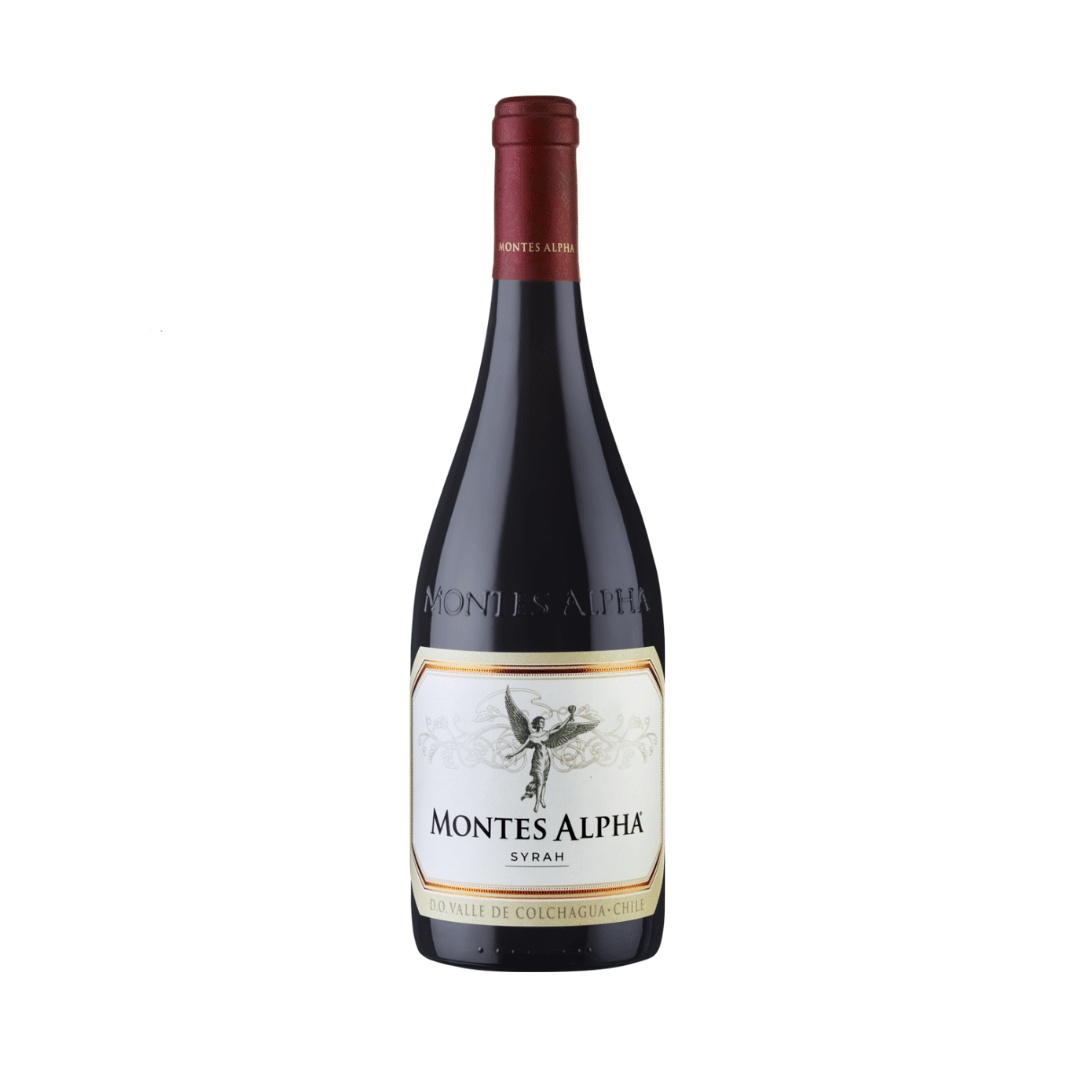 Montes Alpha Syrah Vinho tinto chileno de Apalta, Syrah encorpado e de grande caráter. Compra online, entrega em BH, Nova Lima e envio nacional pela Vinteria.