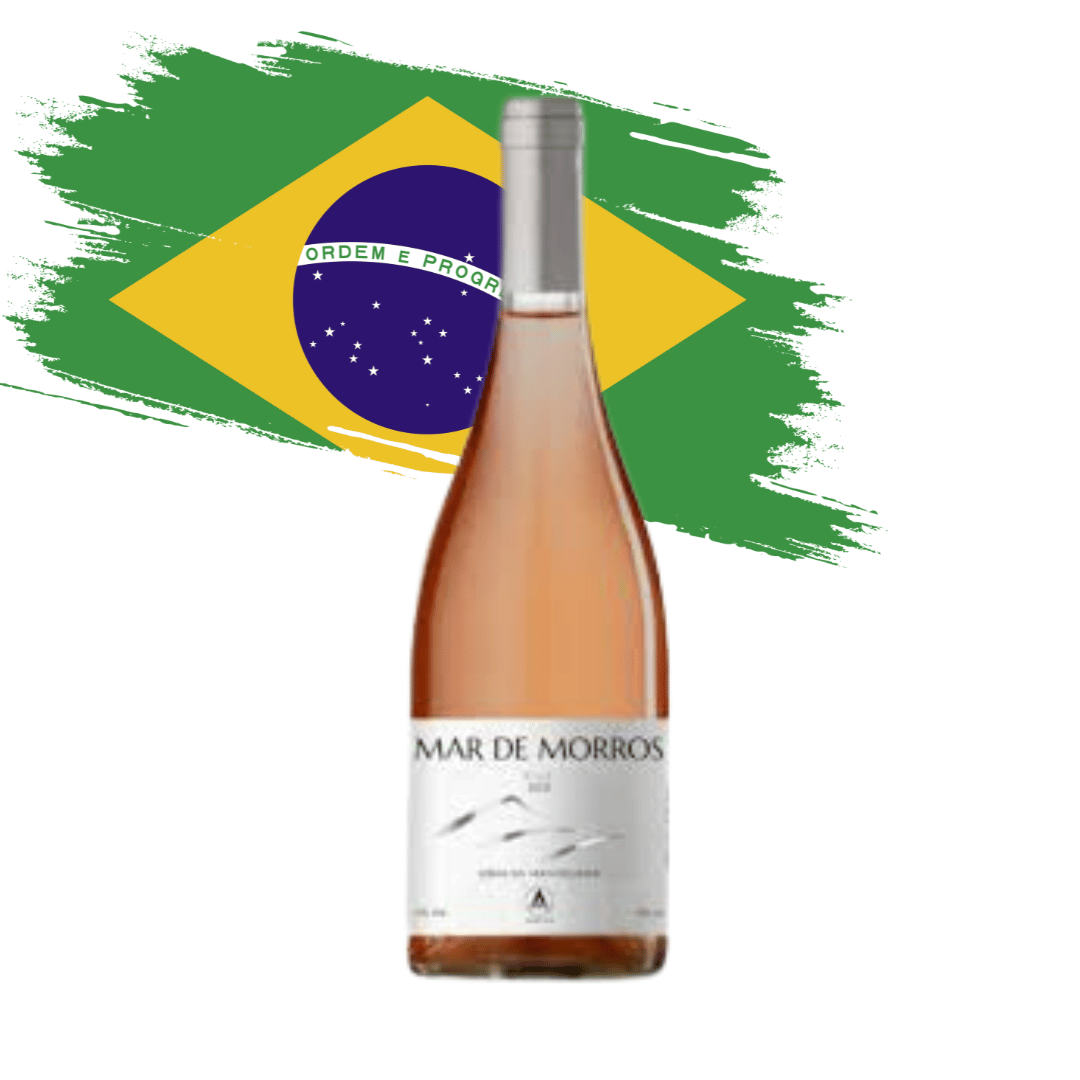 Mar de Morros Rosé Elegante Rosé de Syrah, elaborado na Serra da Mantiqueira Minas Gerais MG, pela vinícola Artesã. Vinho rosé mineiro em nossa loja e delivery para Belo Horizonte BH, Nova Lima e Pampulha