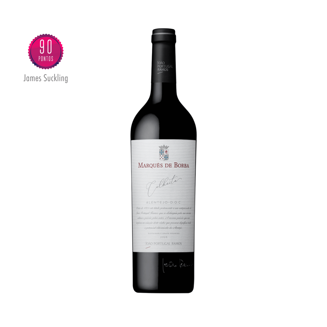 Marques de Borba Colheita Tinto Renomado corte portugues elaborado por João Portugal Ramos no Alentejo, Portugal. Vinho tinto português em nossa loja e delivery para Belo Horizonte BH, Nova Lima e Pampulha