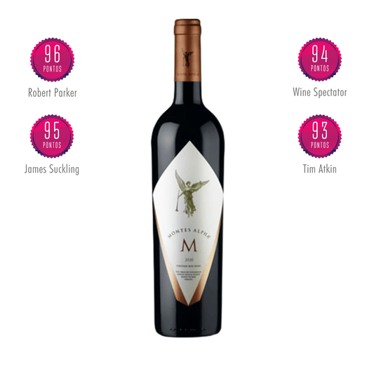 Montes Alpha M 2020 Tinto Chile Chileno ícone Vale de Apalta Vinteria Adega Loja e Delivery BH Belo Horizonte e Nova Lima