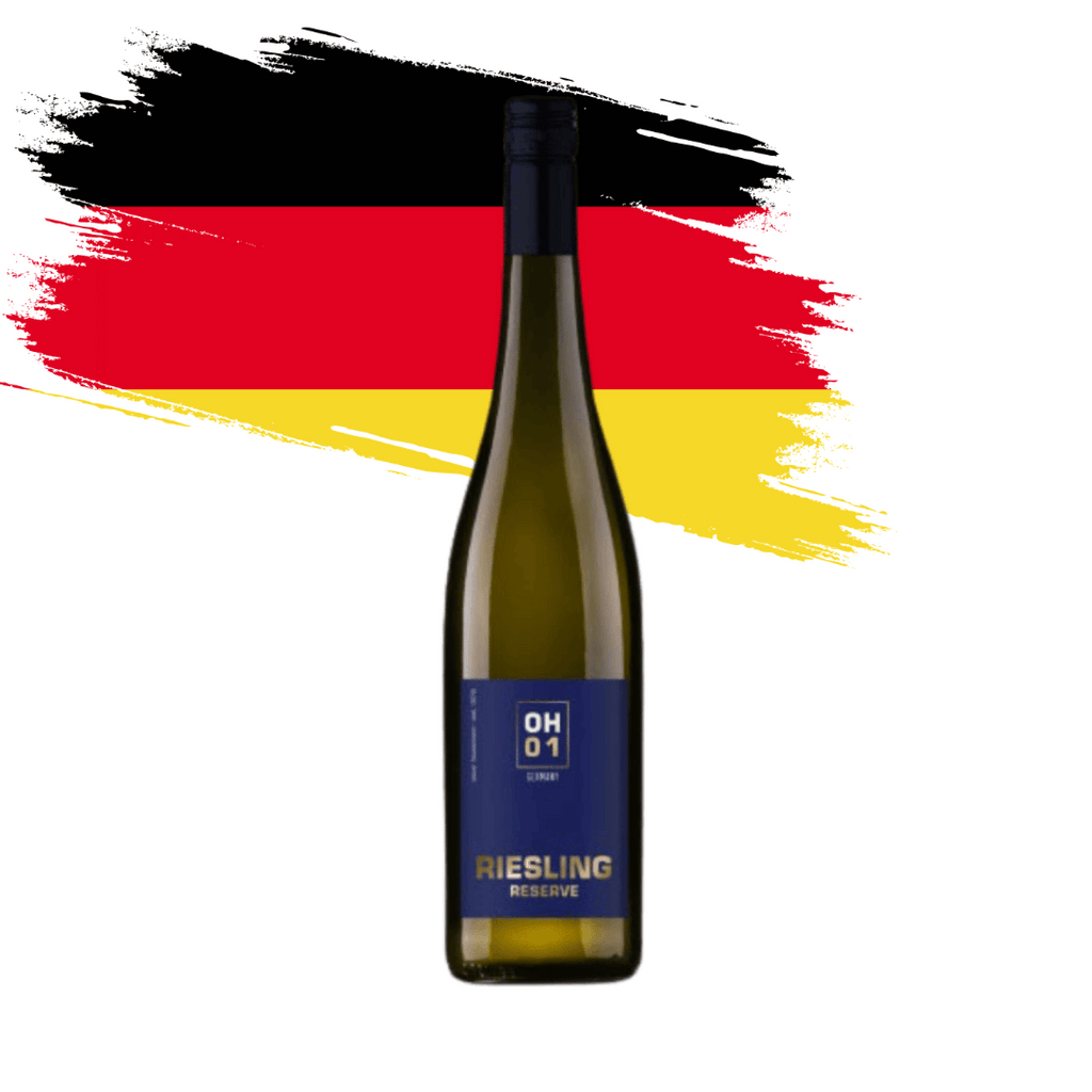 OH 01 Riesling Reserve Magnifico riesling reserva elaborado pelo Oscar Hausmann na Alemanha. Vinho branco alemão em nossa loja e delivery para Belo Horizonte BH e Nova Lima.