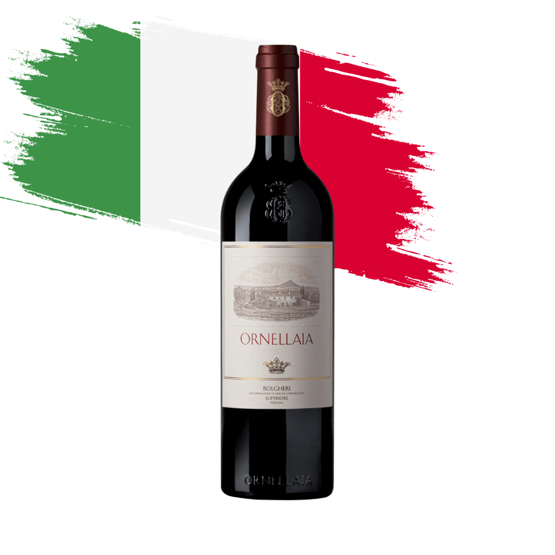 Ornellaia 2021 IGT Toscana Ícone italiano, considerado um super toscana pelos críticos e experts. Vinho tinto italiano em nossa loja e delivery para Belo Horizonte BH, Nova Lima e Pampulha.