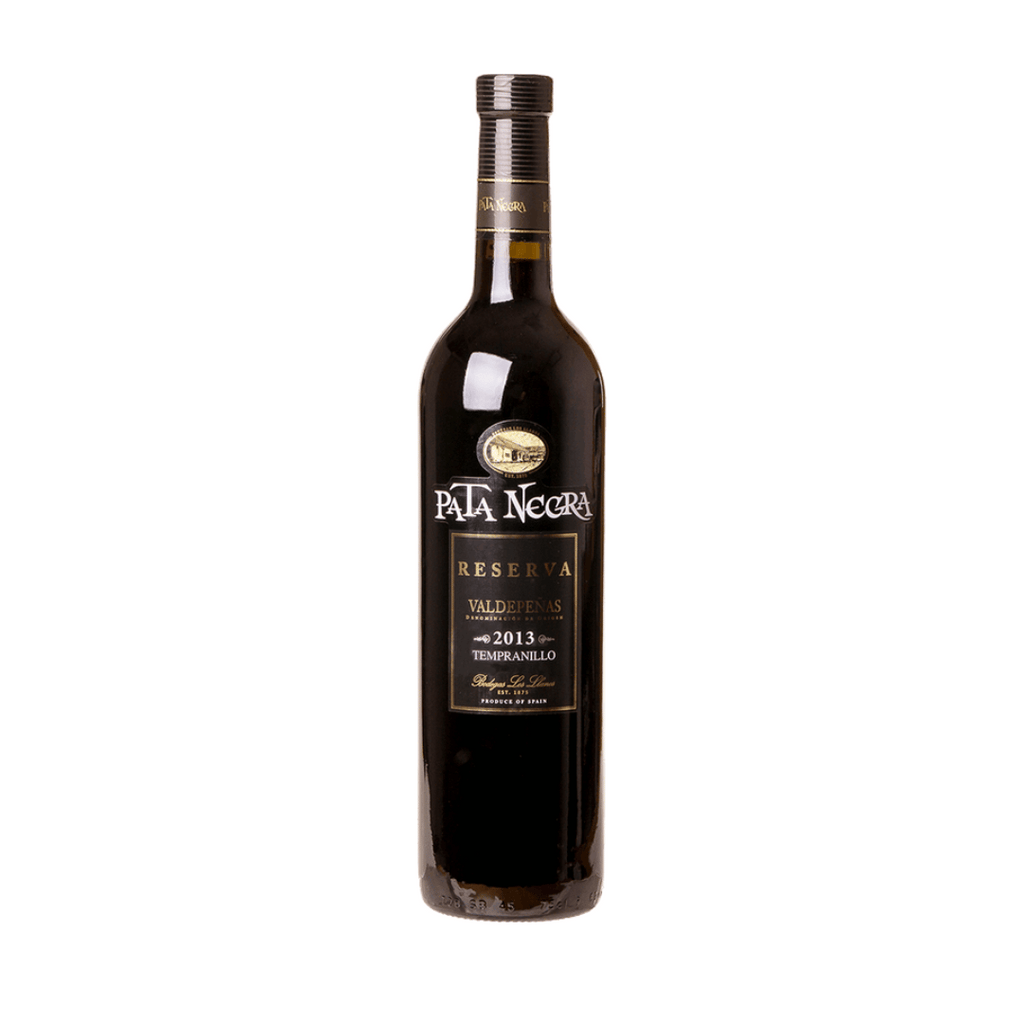 Pata Negra Reserva Tempranillo Magnífico Tempranillo reserva elaborado pela Los Llanos em Valdepeñas, Espanha. Vinho tinto espanhol em nossa loja e delivery para Belo Horizonte BH e Nova Lima.