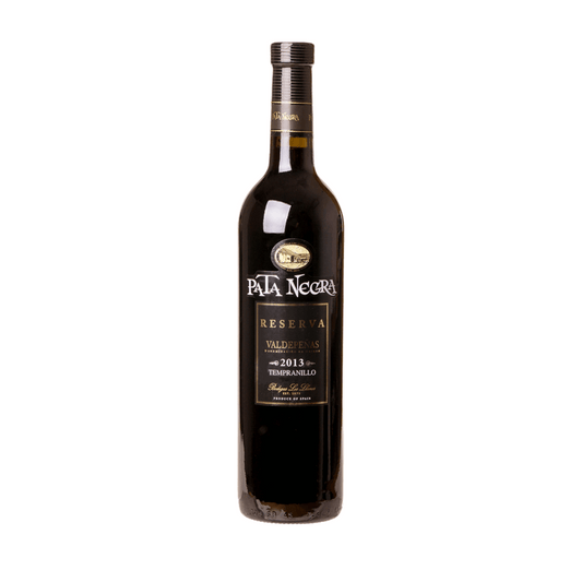 Pata Negra Reserva Tempranillo Magnífico Tempranillo reserva elaborado pela Los Llanos em Valdepeñas, Espanha. Vinho tinto espanhol em nossa loja e delivery para Belo Horizonte BH e Nova Lima.