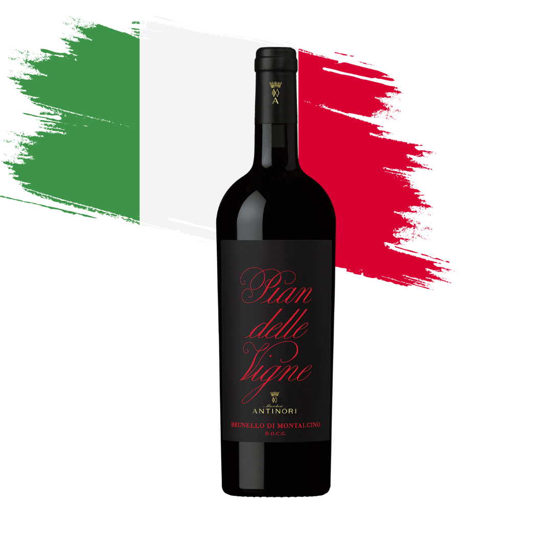 Pian delle Vigne Magnífico Brunello di Montalcino feito pela Marchesi Antinori na Toscana, Itália. Vinho tinto italiano em nossa loja e delivery para Belo Horizonte BH e Nova Lima