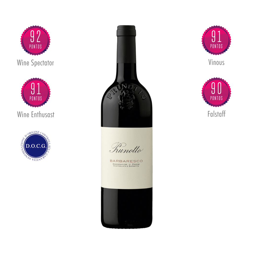 Prunotto Barbaresco DOCG 2020 Magnífico Barbaresco elaborado pelo mestre da uva Nebbiolo, Prunotto no Langhe, Itália. Vinho tinto italiano em nossa loja e delivery para Belo Horizonte BH e Nova Lima