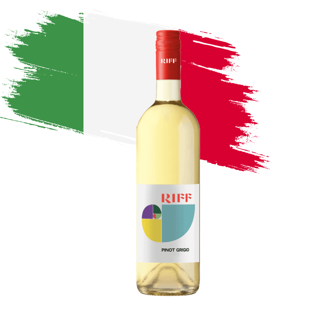 Riff Pinot Grigio | Alois Lageder elaborou esse espetacular Pinot Grigio, no Vêneto - Italia. Vinho branco disponível em nossa loja e delivery para BH, Nova Lima e Pampulha.