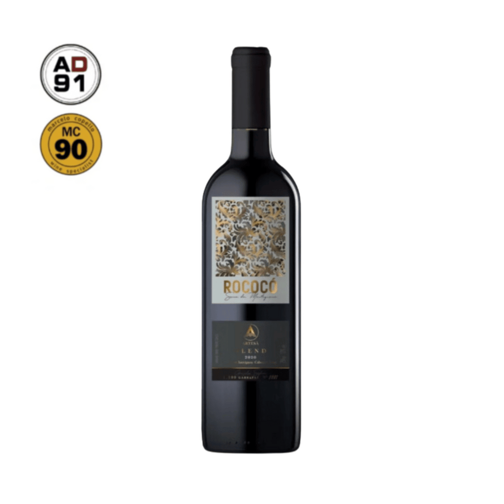 Rococó Belo corte Cabernet Sauvignon e Franc feito pela Artesã na Serra da Mantiqueira Minas Gerais MG. Vinho tinto mineiro em nossa loja e delivery para Belo Horizonte BH, Nova Lima e Pampulha